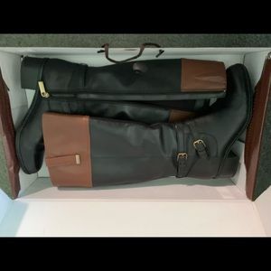 Bandolino Black/Brown Knee High Boots